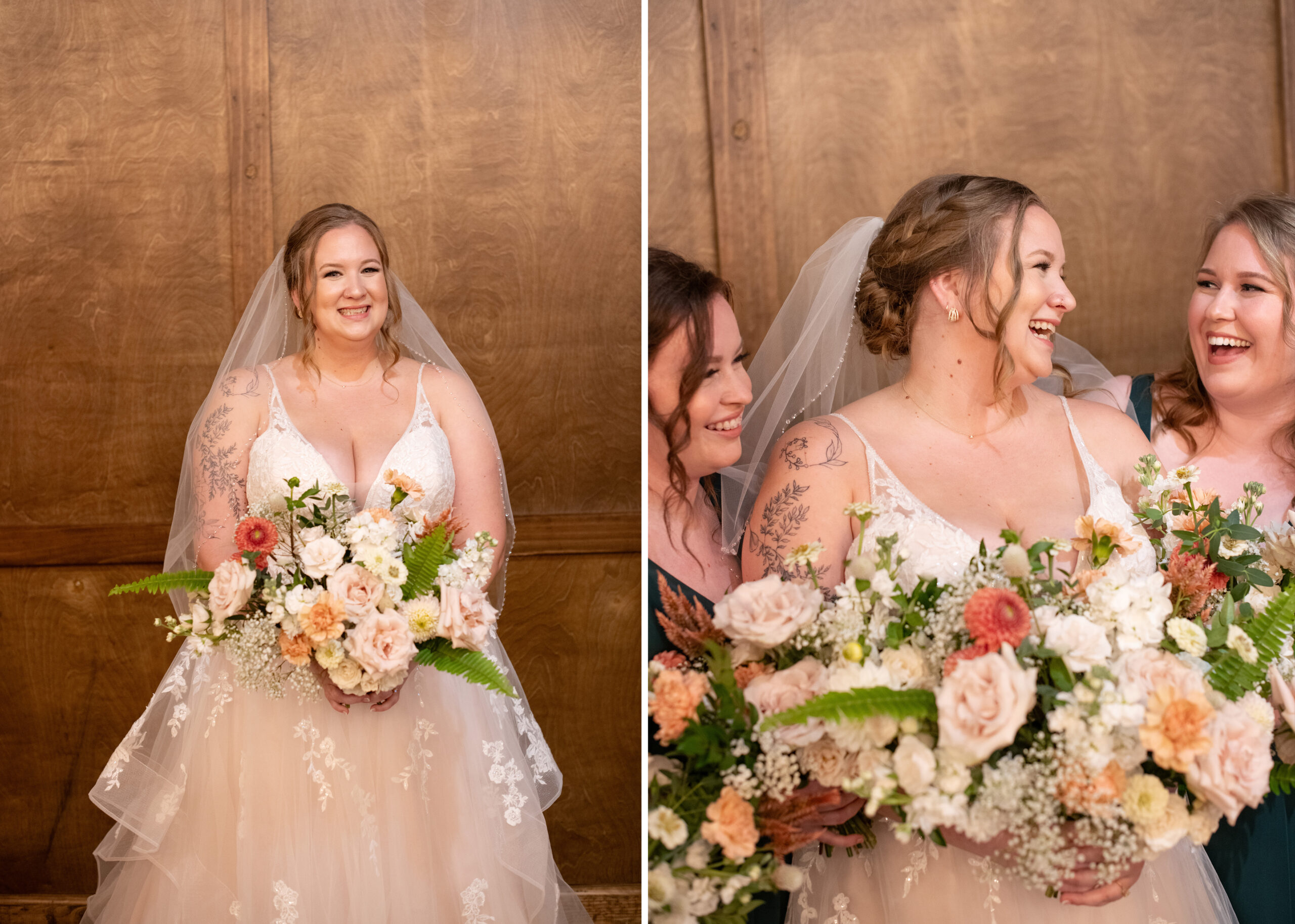 market hall wedding, bride